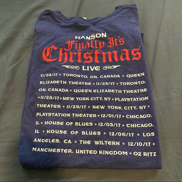 Hanson “Finally it’s Christmas” tour Tee - Picture 4 of 4